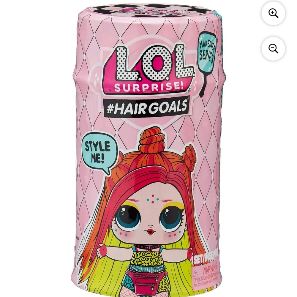 L.O.L. Vintage Surprise Hairgoals Doll - Pink and Yellow New
